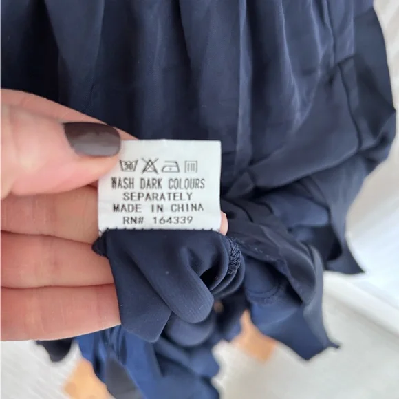 Petal & Pup Navy Seychelle Asymmetric Tiered
Cocktail Party Dress Size 12 NWT - Picture 11 of 11